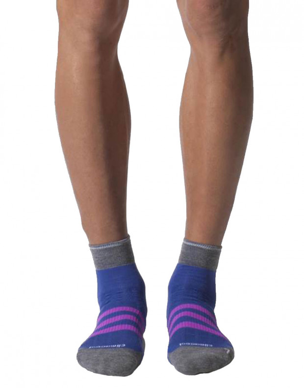 ADIDAS Run Thin Cushioned Id Ankle Socks Purple