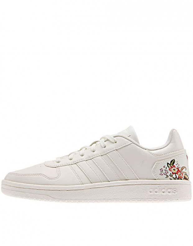 ADIDAS Hoops 2.0 Low Flower White