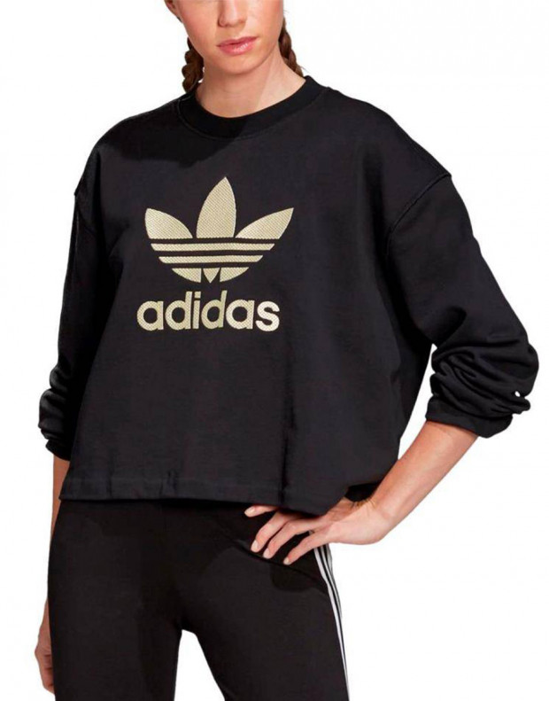 Adidas Originals Longsleeve Crew Sweatshirt Black