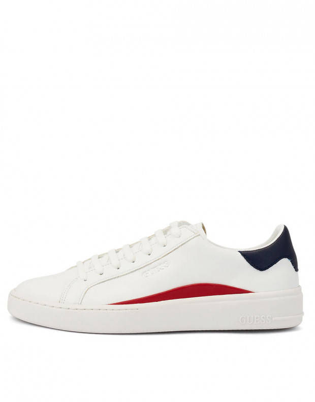 GUESS Verona Leather Trainers White