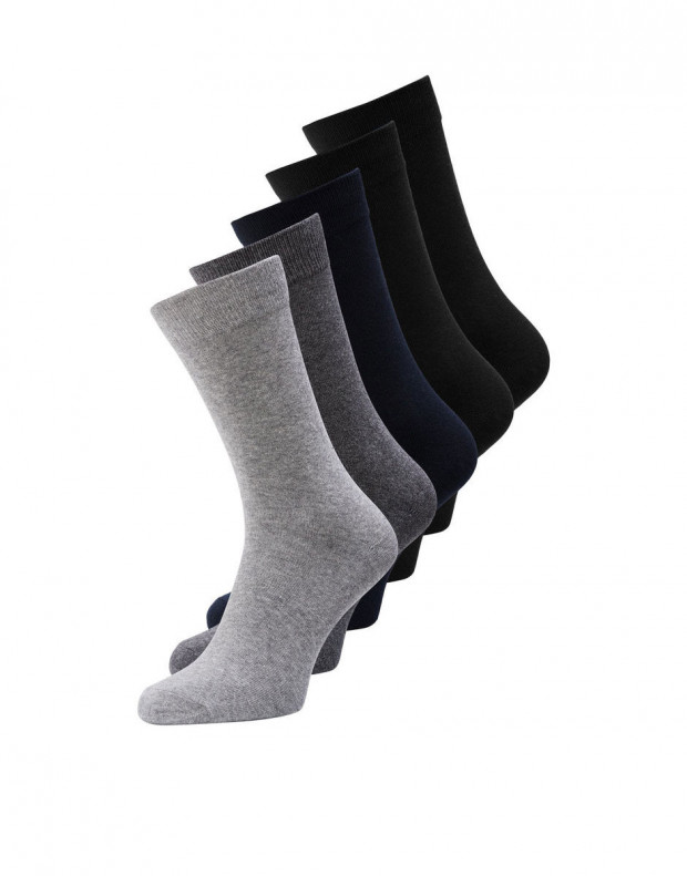 JACK&JONES 5-Pack Classic Socks Grey