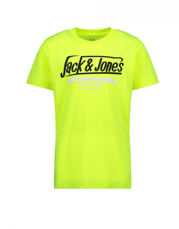 JACK&JONES Neon Logo Tee Yellow