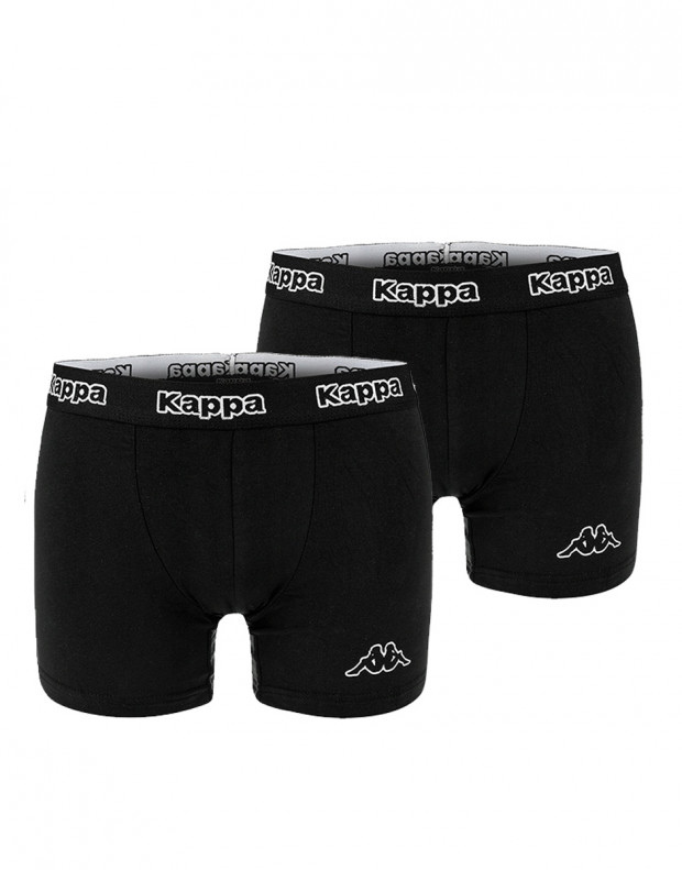 KAPPA 2pack Boxershorts Black/Black
