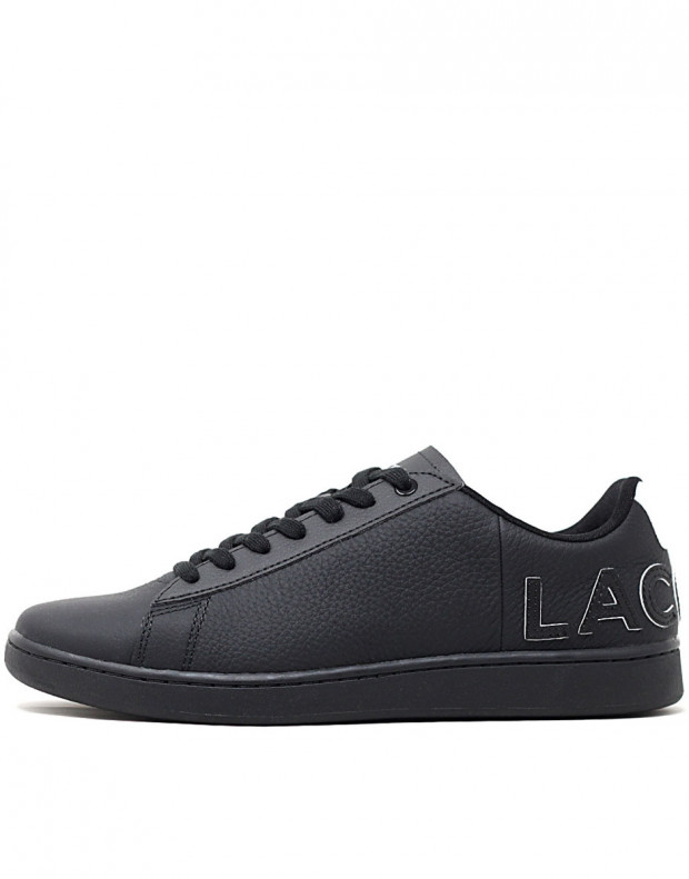 LACOSTE Carnaby Evo 120 Leather Sneakers Black