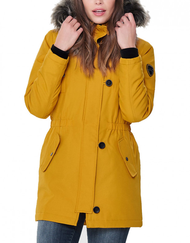 ONLY Classic Parka Coat Yellow