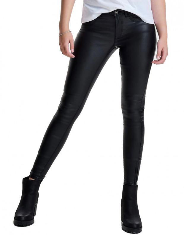 ONLY Kendell Coated Skinny Fit Jeans Black