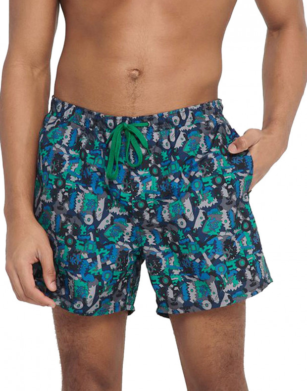 ONLY&SONS Ted Swim AOP Shorts Titanium