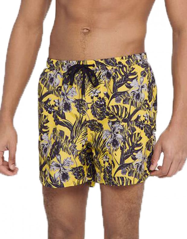 ONLY&SONS Ted Swim Floral Shorts Yellow