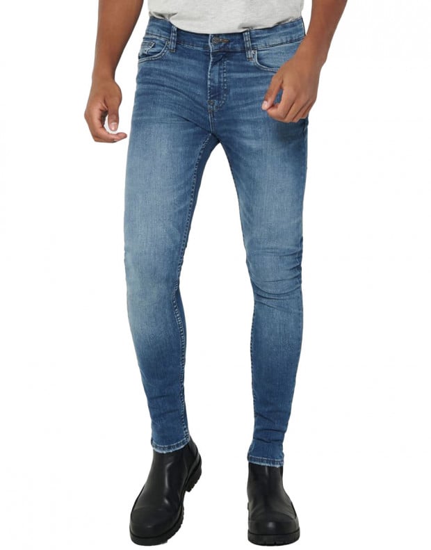 ONLY&SONS Warp Skinny Jeans Blue