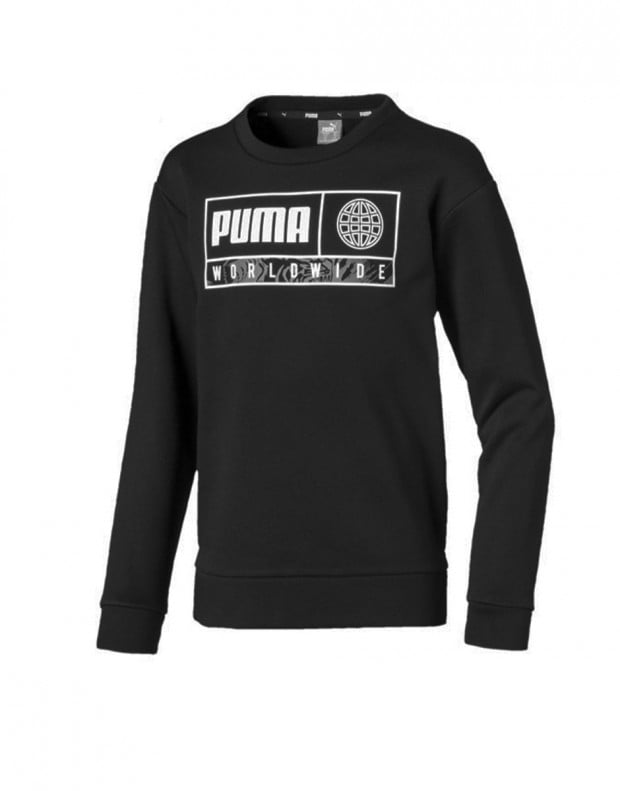 PUMA Alpha Graphic Crew Fl Black