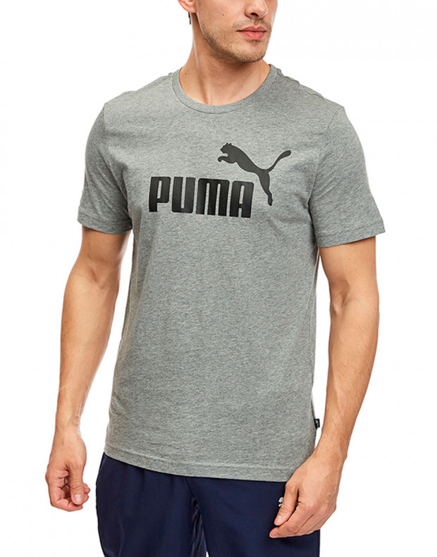 PUMA Essential Logo Tee Grey