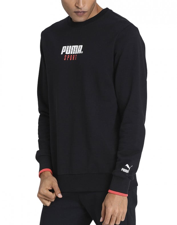 PUMA Sport Crew Sweatshirt Black