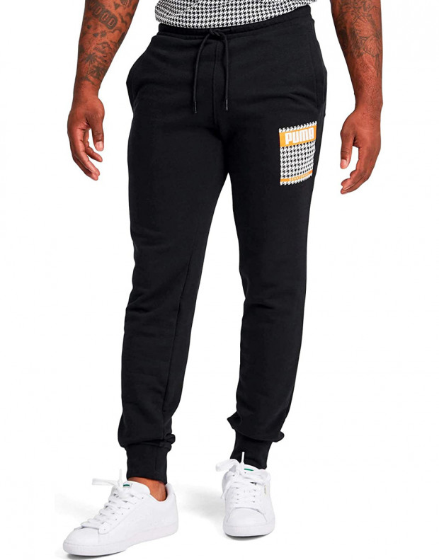 PUMA Trend AOP Knitted Pant Black