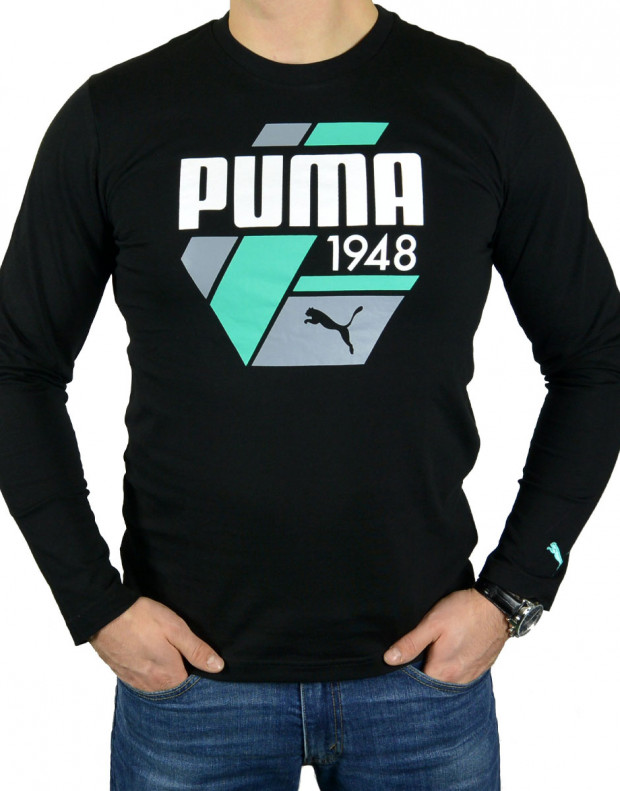 PUMA Fun Casual Logo Blouse Black