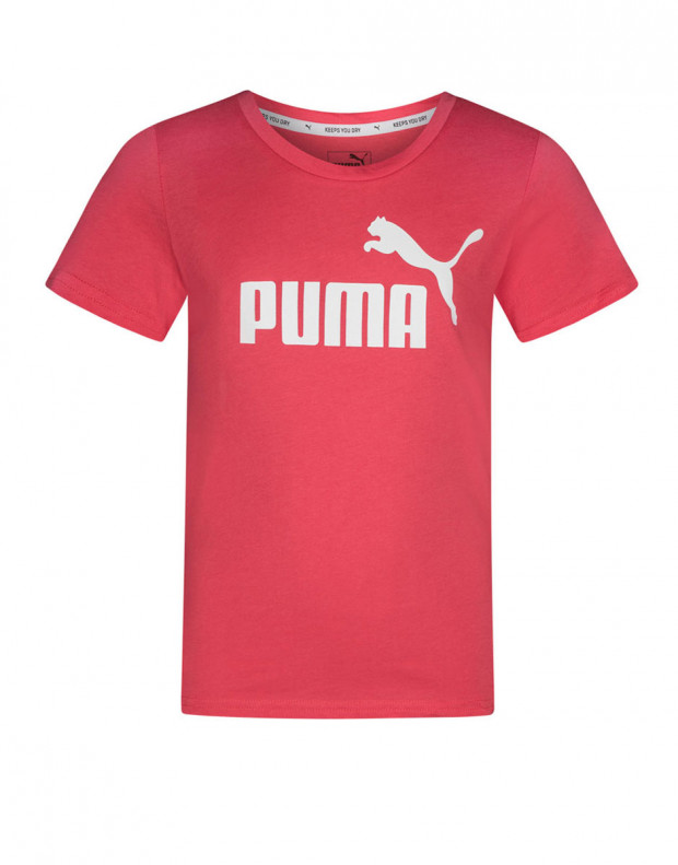 PUMA Style Essential Logo Tee Pink