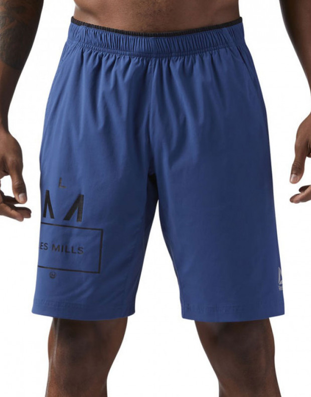 REEBOK Les Mills 10 Inch Training CrossFit Shorts Blue