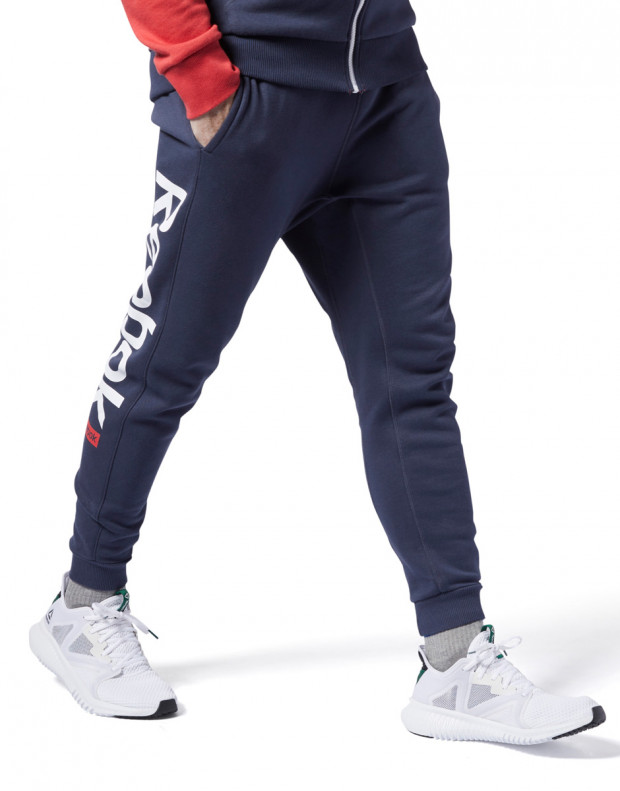 REEBOK Traning Logo Jogger Pants Navy