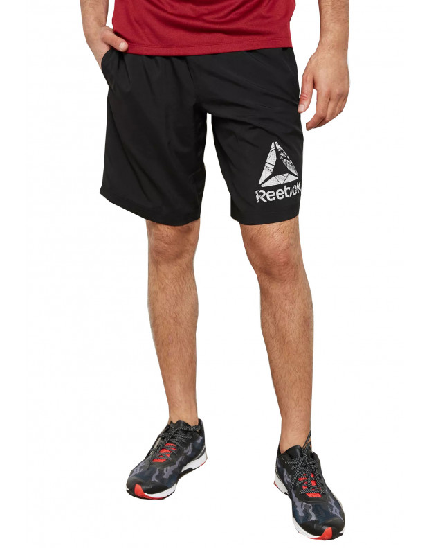 REEBOK Workout Logo Shorts Black