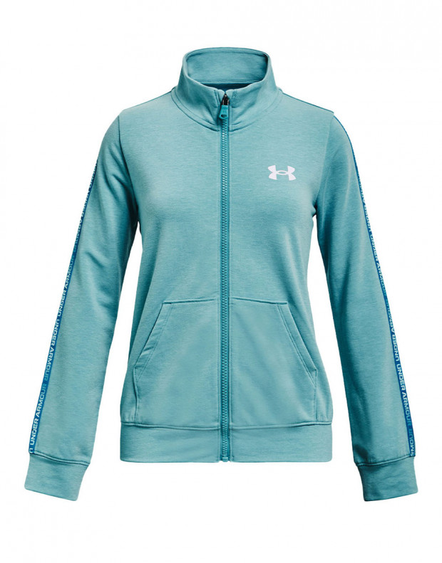 UNDER ARMOUR Rival Terry Taped FZ Hoodie Blue