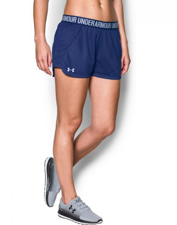 UNDER ARMOUR Mesh Play Up Short Blue