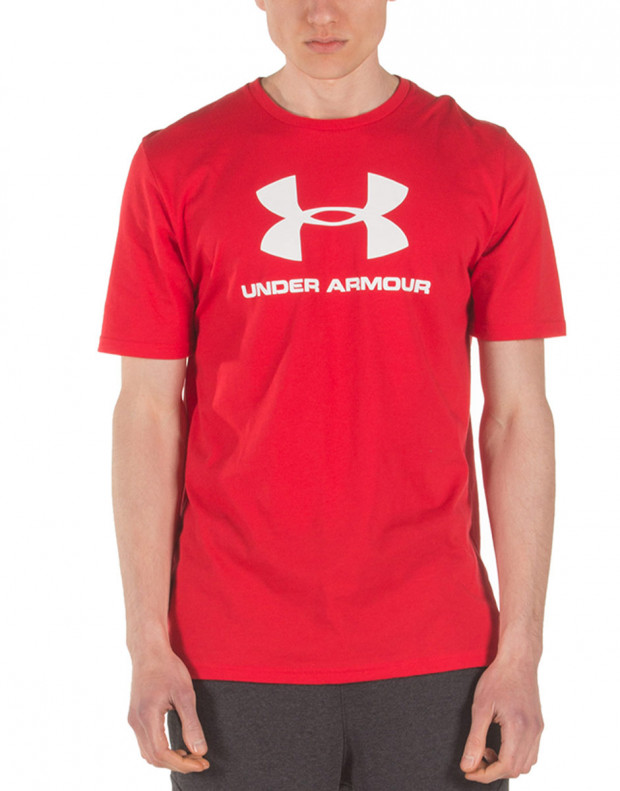 UNDER ARMOUR Sportstyle Logo Tee Red