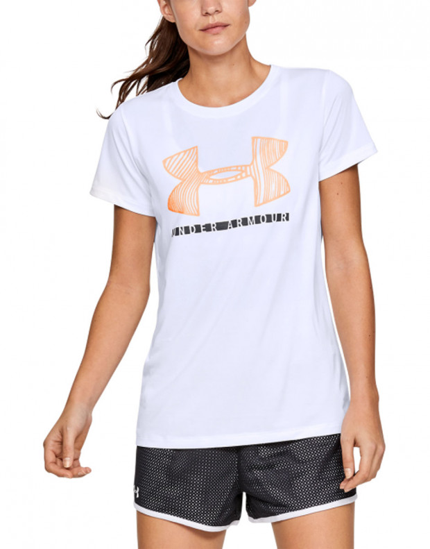 UNDER ARMOUR Tech SSC Graphic Tee White