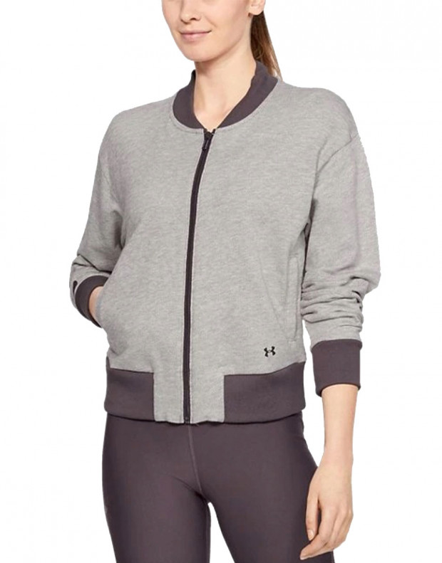 UNDER ARMOUR Unstoppable Terry Top Fz Grey