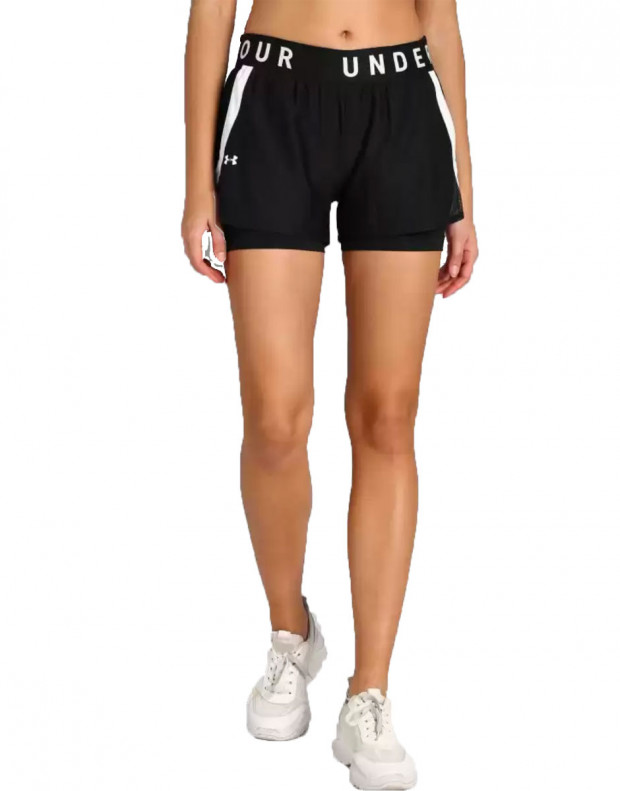 UNDER ARMOUR Play Up 2-in-1 Shorts Black