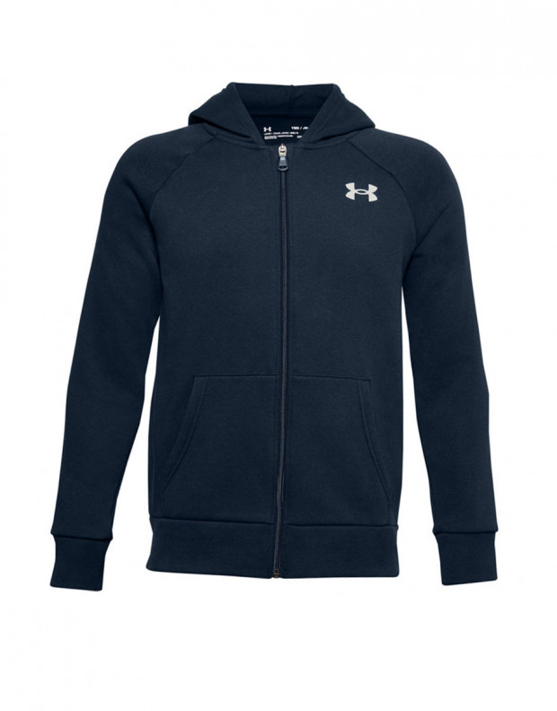 UNDER ARMOUR Rival Cotton FZ Hoodie Navy