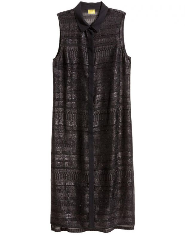 H&M Sheer Dress - 8281/black - 2