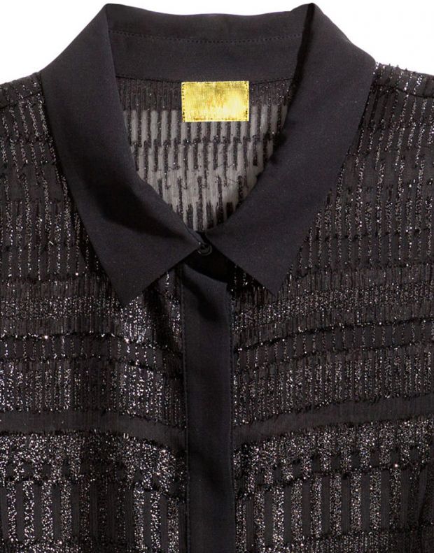 H&M Sheer Dress - 8281/black - 3