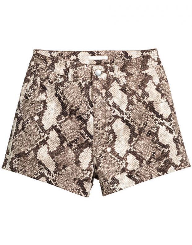 H&M High-Waisted Twill Shorts - 6779/snake - 2