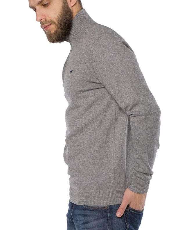 MUSTANG Troyer Pullover Grey - 1001459/4140 - 2
