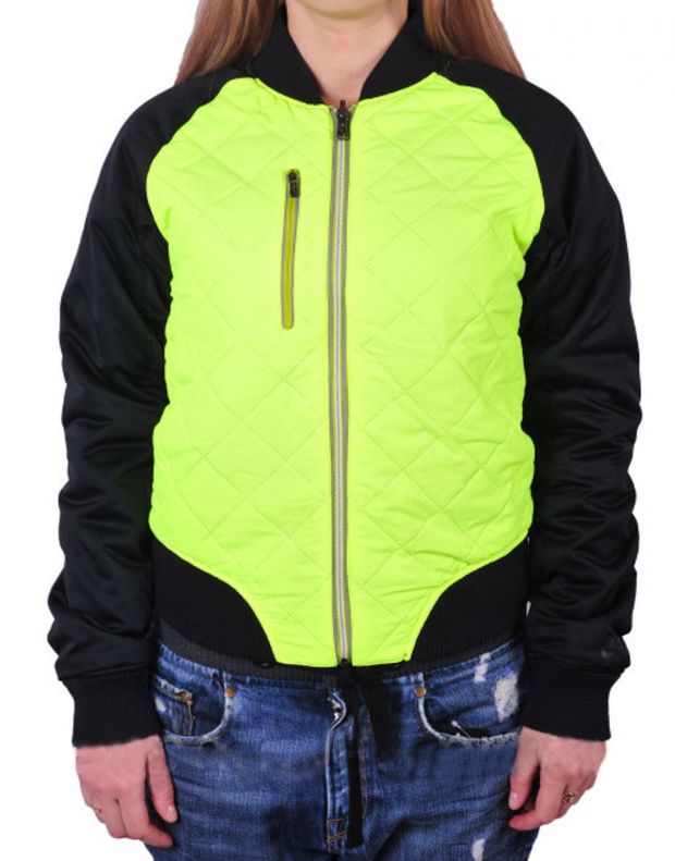 NIKE Ultra Sonic Quilted Reversible Jacket Black Volt - 575147-032 - 2
