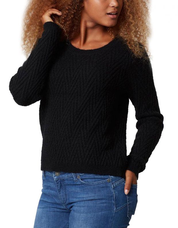 VERO MODA Long Sleeved Knitted Pullover Black - 57984/black - 1