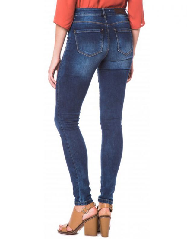 VERO MODA Seven Super Skinny Denim Fit Jeans - 35407/d.blue - 3