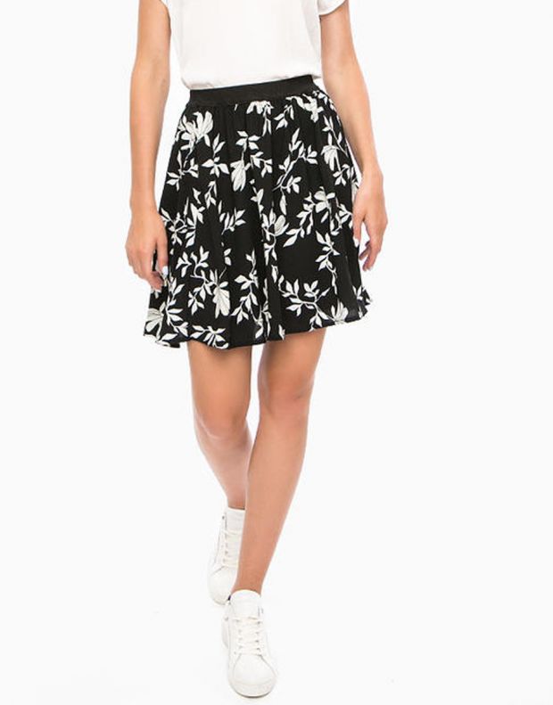 VERO MODA Floral Skirt Black - 82236/black - 2