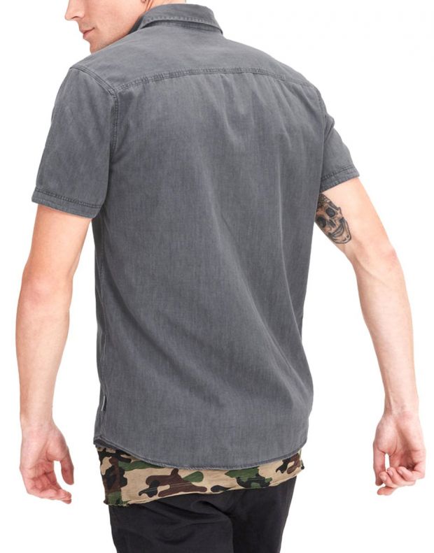 JACK&JONES Casual Denim Shirt - 18750/grey - 3