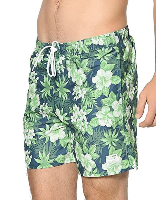 JACK&JONES Tropic Plant Shorts Green - 21051green - 2