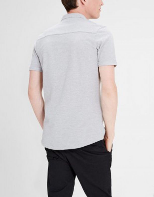 JACK&JONES Casual Cotton Shirt Light Grey - 25463/l.grey - 3