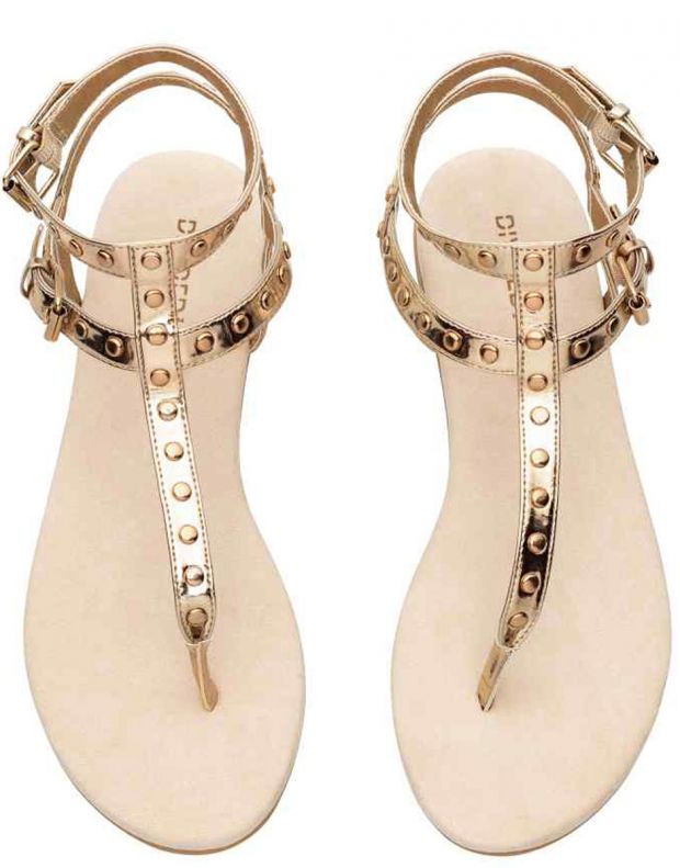 H&M Studded Sandals Gold - 9436/beige - 2