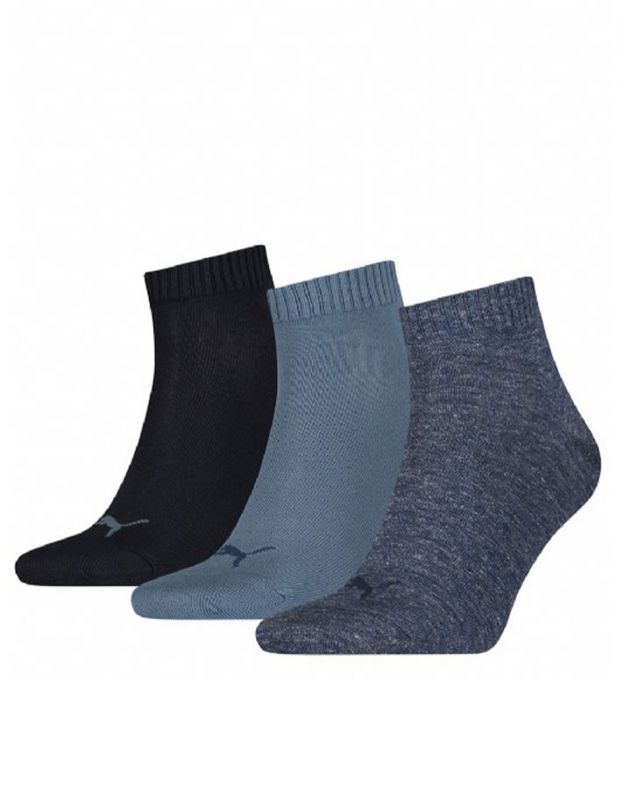 PUMA 3-pack Quarter Plain Socks BDB 271080001-460