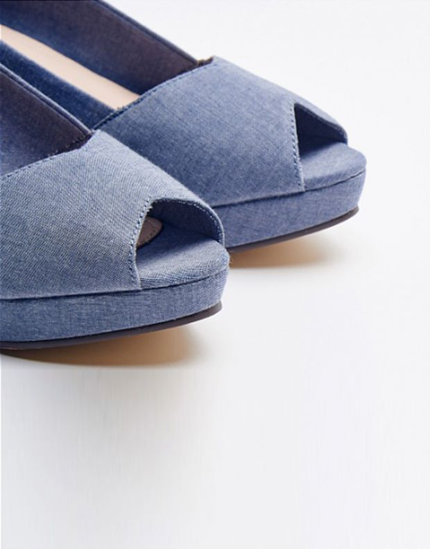 RESERVED Blue Wedge - LE428-55X - 2