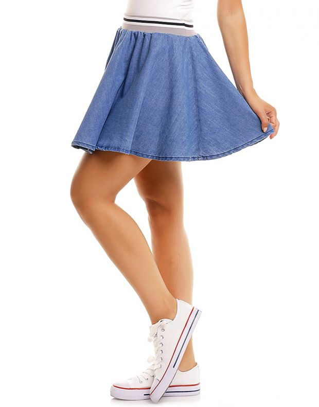 SUBLEVEL Blue Denim Skirt - M47 - 2