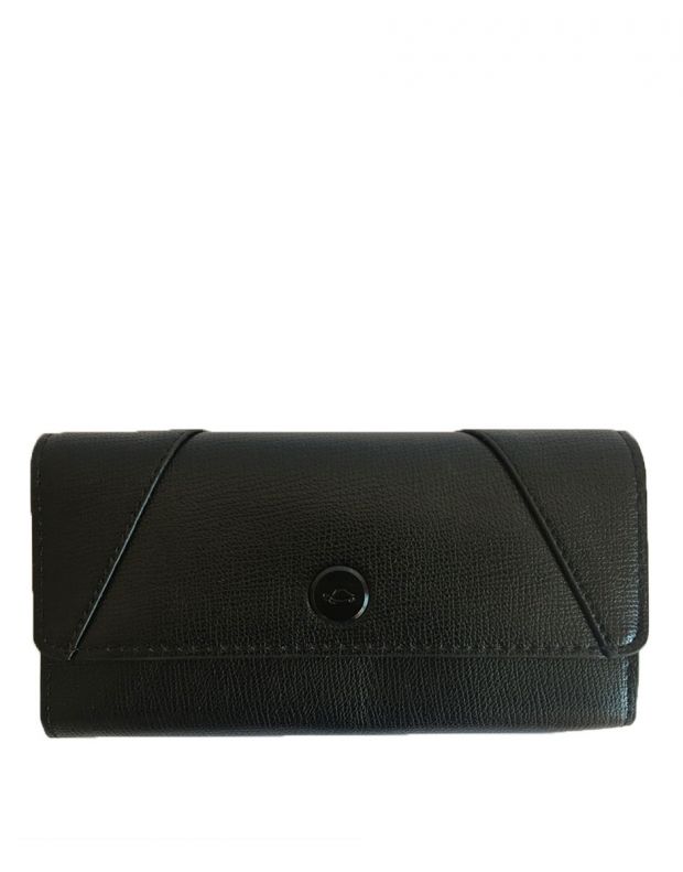 CARPISA Leather Long Luxury Wallet Black - PD424401/black - 1