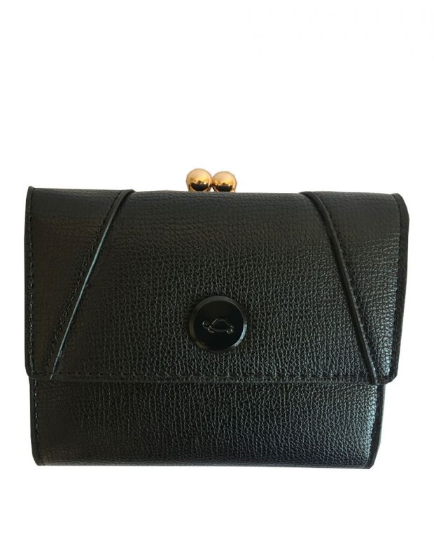 CARPISA Leather Pinch Wallet Black - PD424403/black - 1