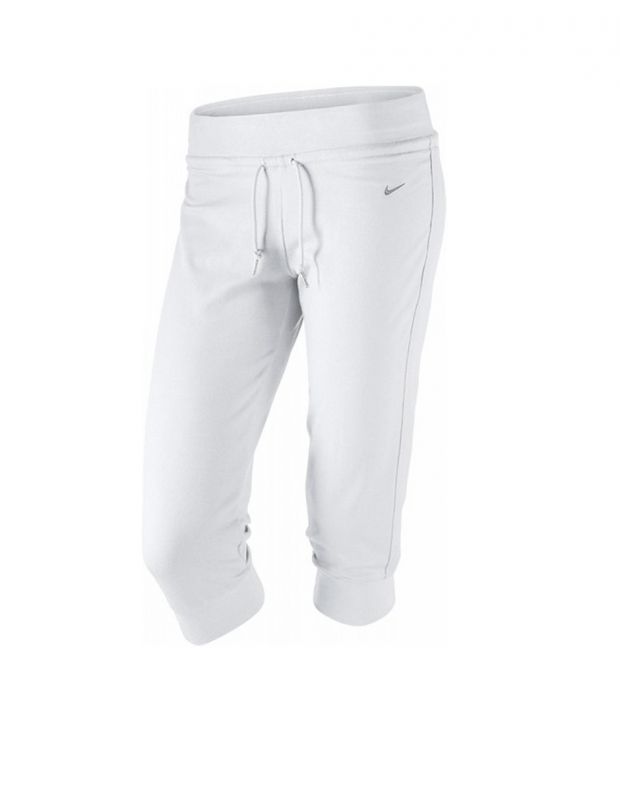 NIKE 3/4 Jersey Cuffed Pant White - 419680-101 - 2