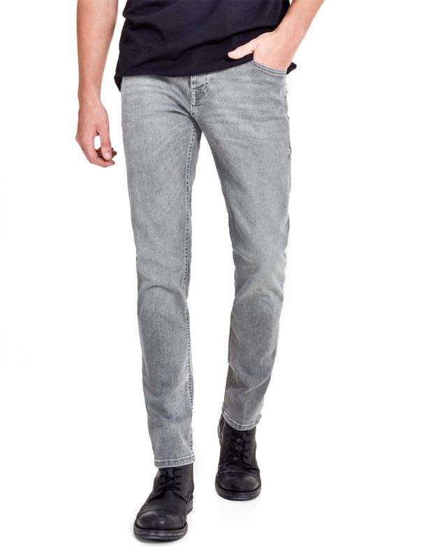JACK&JONES Tim Original Slim Fit Jeans - 18209/grey - 1