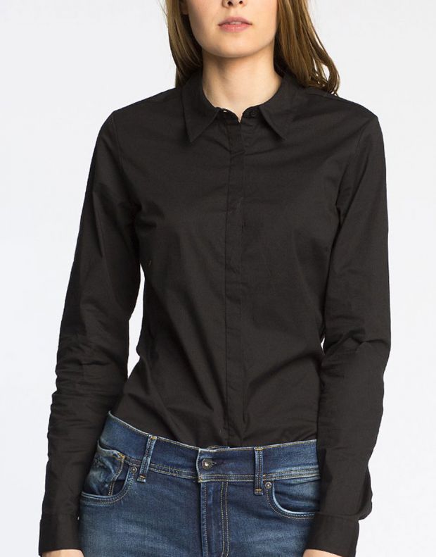 VILA Gita Shirt Black - 18909/black - 1