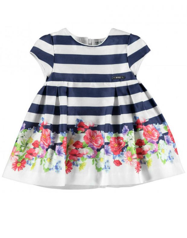 MAYORAL Stripe Floral Dress - 1942 - 1